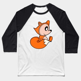 Cute Little Fox Baseball T-Shirt